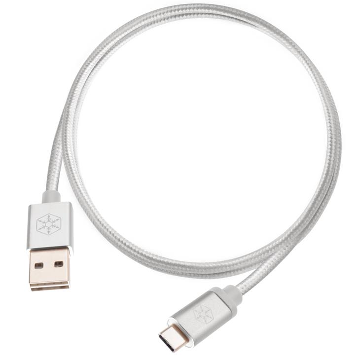 کابل تبدیل USB به USB-C سیلوراستون مدل CPU04 طول 1.8 متر