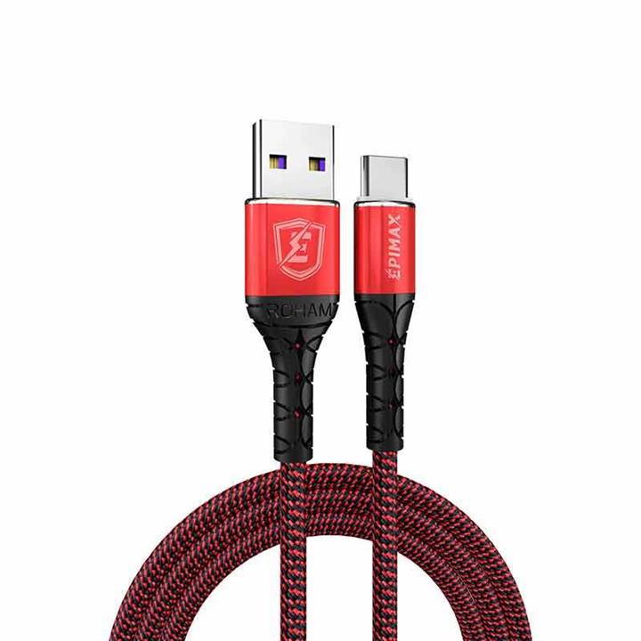 کابل تبدیل USB به USB-c اپی مکس مدل EC-08 طول 1.2متر -
