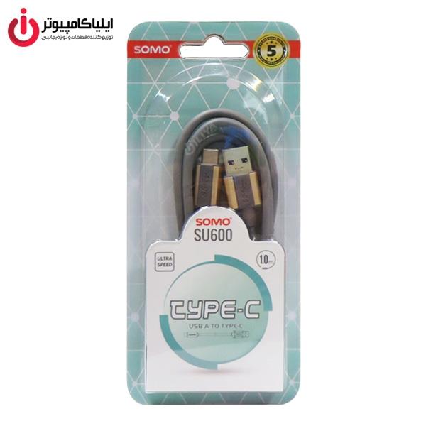 کابل تبدیل USB به USB-C سومو مدل SU600 طول 1 Somo SU600 USB To USB-C Cable 1m