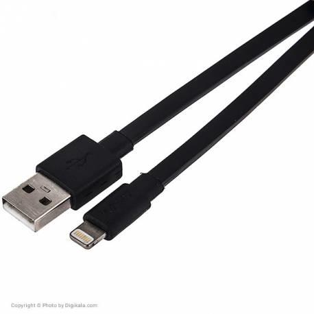 کابل تخت تبدیل USB به لایتنینگ هویت مدل X61 به طول 1 متر Havit X61 USB To Lightning Cable 1m