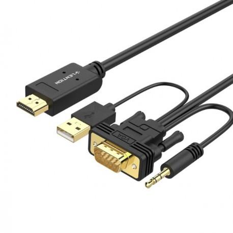 مبدل VGA به HDMI لنشن CB-VC-VpaH-P1 طول 2 متر