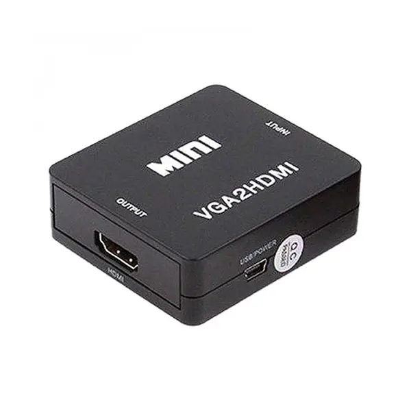 تبدیل تصویر VGA به HDMI برند لایمستون مدل LS-V2H + انتقال صدا Limestone LS-V2H VGA To HDMI Converter + Audio Limestone LS-V2H VGA To HDMI Converter + Audio