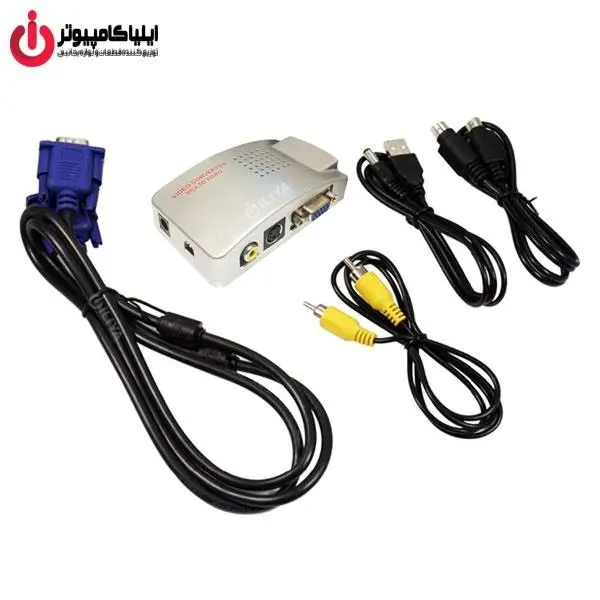 مبدل تصویر VGA به RCA لایمستون مدل LS-V2A Limestone LS-V2A VGA To RCA Converter