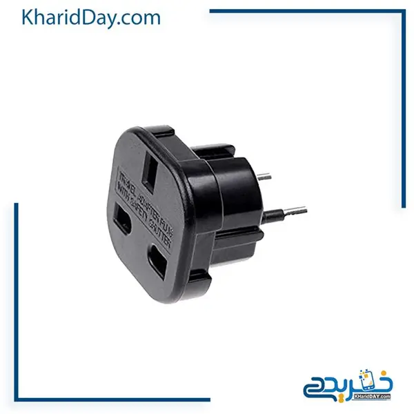 مبدل برق تبدیل 3 شاخه به 2 شاخه اطلس