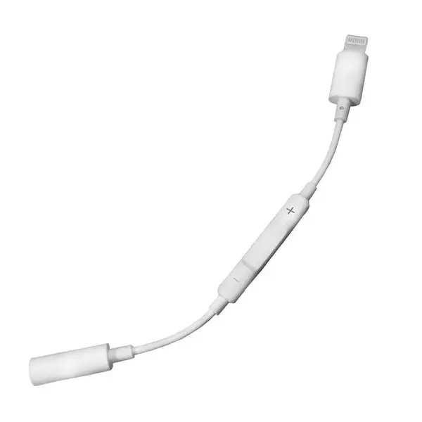 کابل تبدیل لایتنینگ به جک 3.5 میلی متری مدل WUW-X87 طول 0.1 متر -
