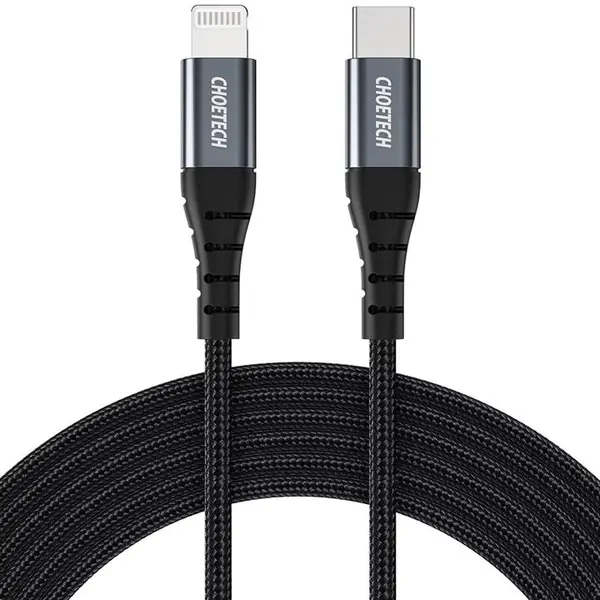 کابل CHOETECH چویتِک تبدیل USB-C به Lightning طول 1.2 متری 3 آمپر مدل IP0039