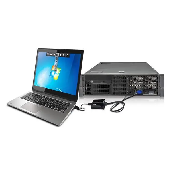 آداپتور تبدیل لپ تاپ به کی وی ام کنسول آتن CV-211 ATEN ATEN CV211 Laptop USB KVM Console Crash Cart Adapter