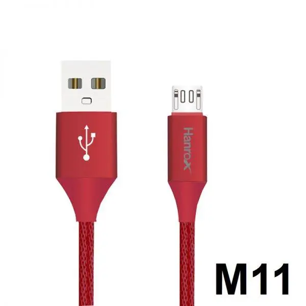 کابل اندروید Hanrox – M11 Hanrox M11 MicroUSB Charge and Sync Cabl