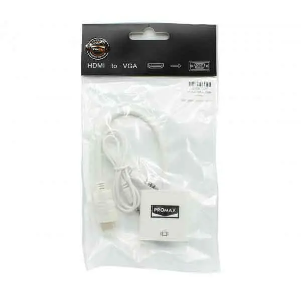 مبدل HDMI به VGA پروماکس مدل HD-2 PROMAX HD-2 HDMI to VGA Adapter