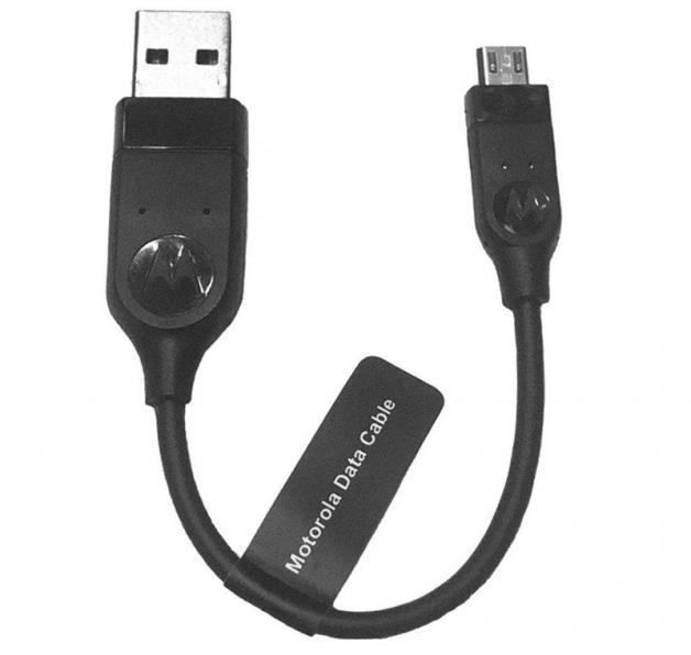 کابل MicroUSB موتورولا 15cm Motorola MicroUSB Short Cable