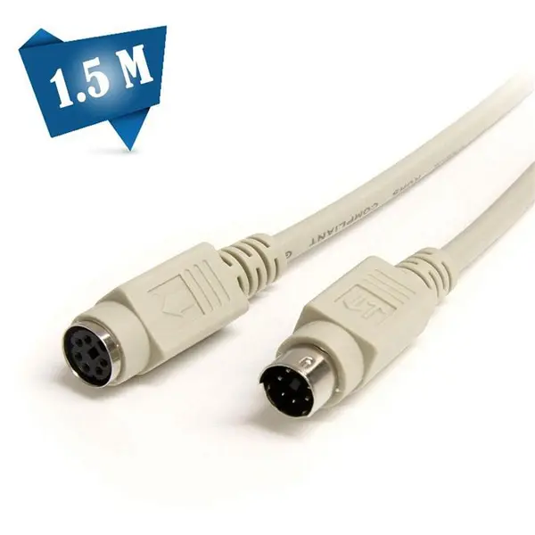 کابل افزایش طول موس و کیبورد PS2 لمونتک 1.5 متری