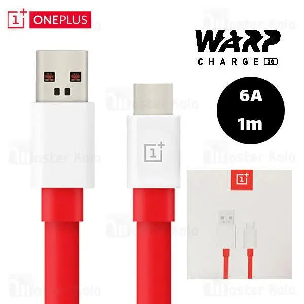کابل اورجینال Type C وان پلاس OnePlus C2024 Warp Charge 30W Cable توان 30 وات و طول 1 متر...
