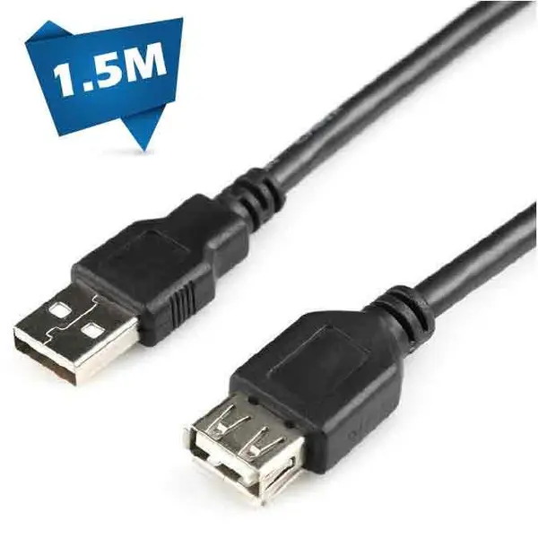 کابل افزایش طول USB 1.5 متری لمونتک 1.5 متری