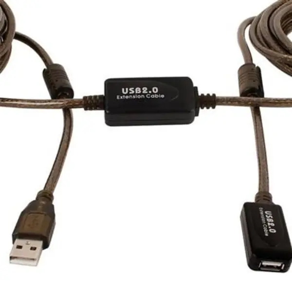 کابل افزایش طول USB لمونتک 20 متری بافر دار
