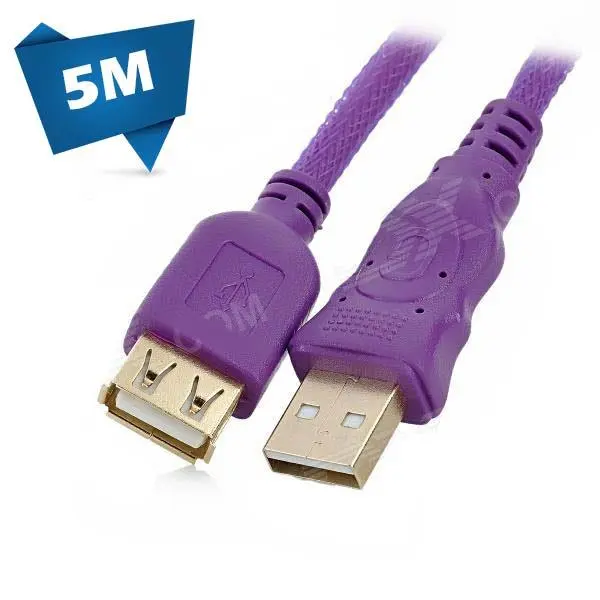 کابل افزایش طول کنفی USB 2.0 لمونتک (5 متری)