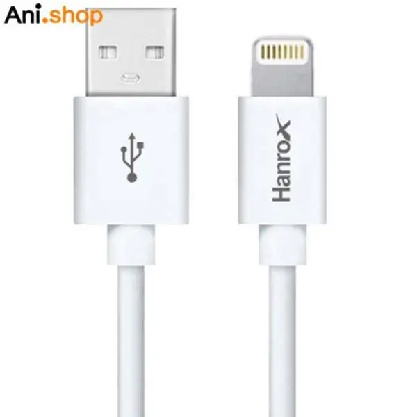 دیتا کابل تبدیل USB به لایتنینگ هانروکس مدل C61 1m hanrox