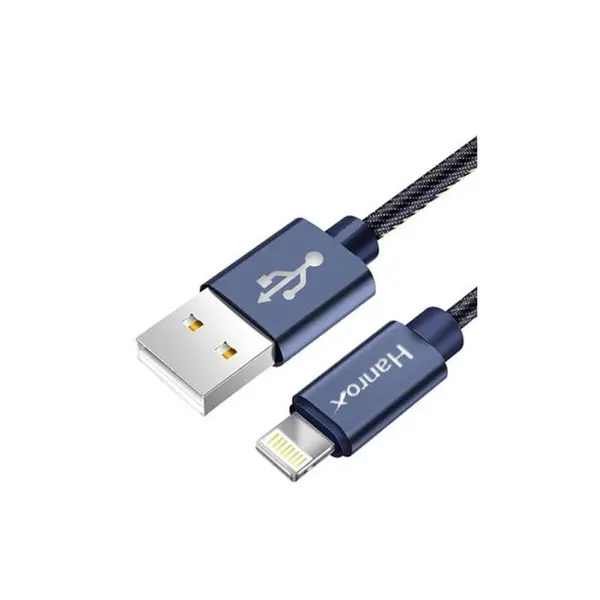 کابل تبدیل USB به لایتنینگ هانروکس مدل C80 طول 1 متر hanrox