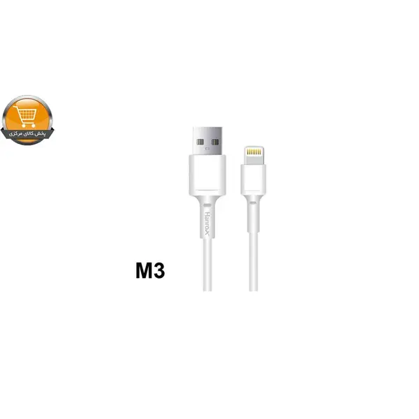 کابل تبدیل USB به لایتنینگ هانروکس مدل M3 طول ۱متر