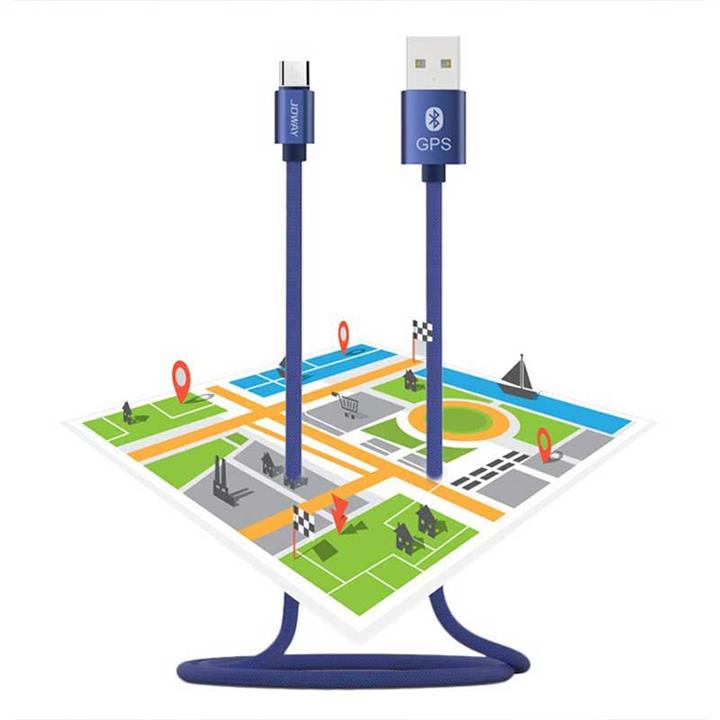 کابل تبدیل USB به Micro USB  بلوتوثی جووی مدل LM29 به طول 1 متر Joway LM29 Bluetooth GPS Navigatiion USB to Micro USB Cable 1m
