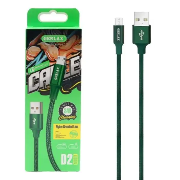 کابل تبدیل USB به microUSB جرلکس مدل GD-D2 طول 1 متر