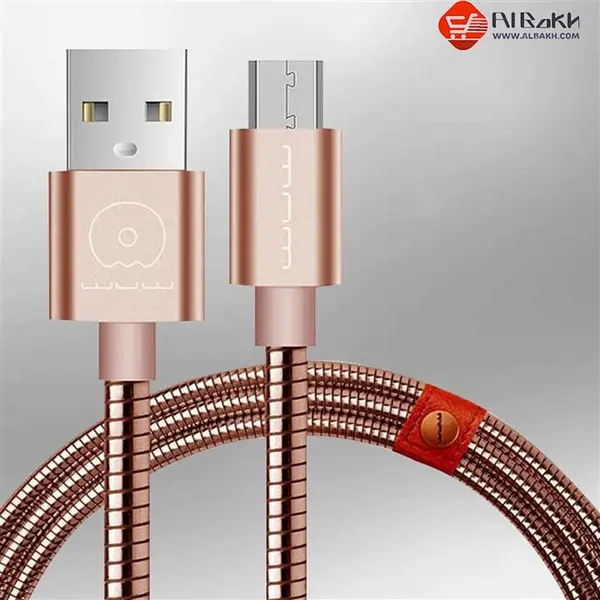 کابل تبدیل USB به microUSB دبلیو یو دبلیو مدل X10 طول 1 متر Wuw X10 USB To micro usb Cable 1m