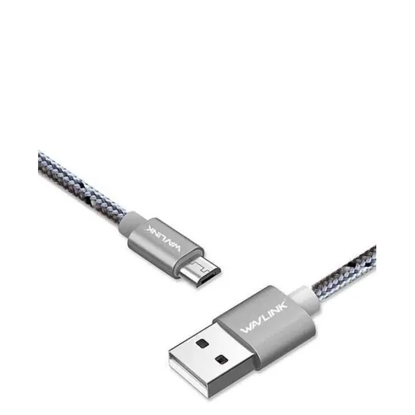 کابل USB به Micro USB ویولینک مدل WL-US200001 به طول 1 متر Wavlink WL-US200001 USB To microUSB Cable 1m