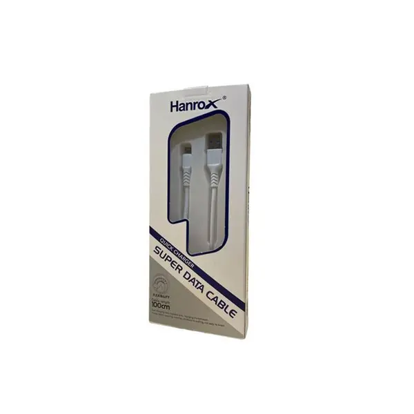کابل تبدیل USB به microUSB هانروکس مدل C1 طول ۱ متر