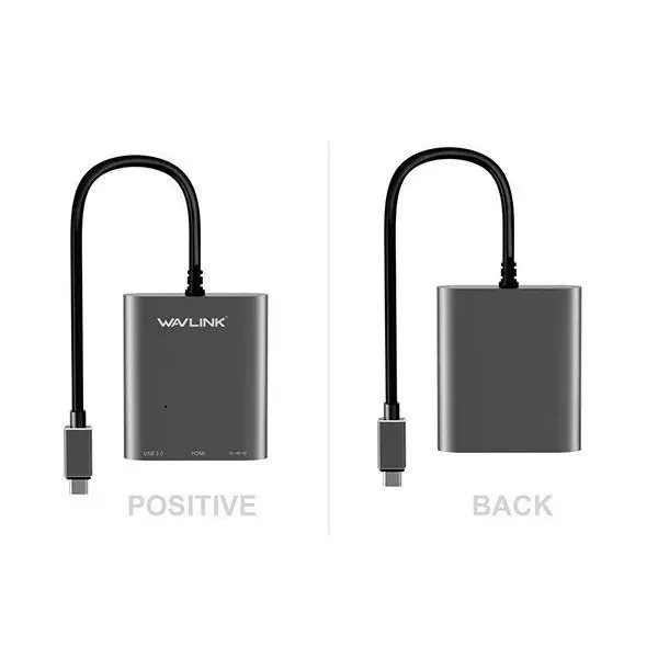 مبدل USB Type-C به HDMI ویولینک مدل WL-UHP3402 Wavlink WL-UHP3402 USB Type-C to HDMI Adapter