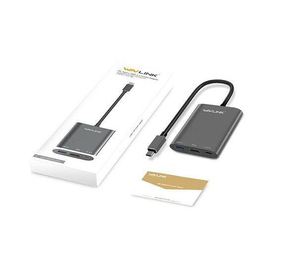 مبدل USB Type-C به HDMI ویولینک مدل WL-UHP3402 Wavlink WL-UHP3402 USB Type-C to HDMI Adapter