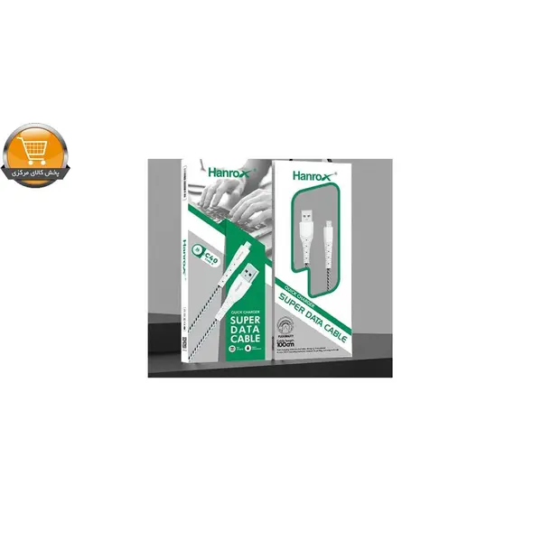 کابل تبدیل USB به USB-C هانروکس مدل C40 طول ۱ متر