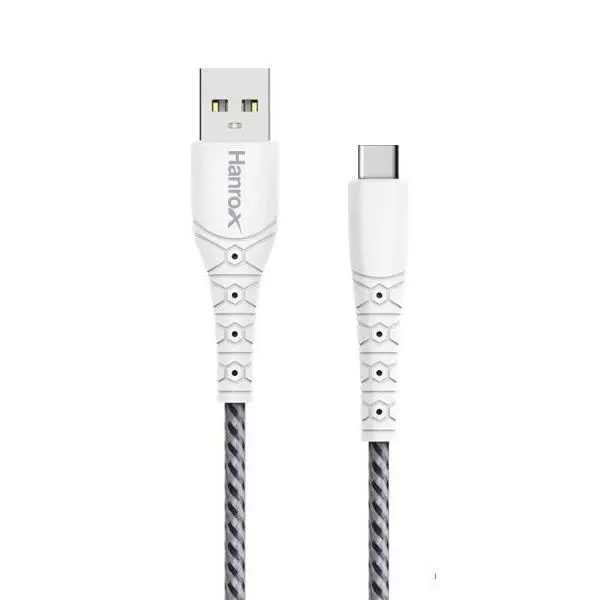 کابل تبدیل USB به USB-C هانروکس مدل C40 طول ۱ متر