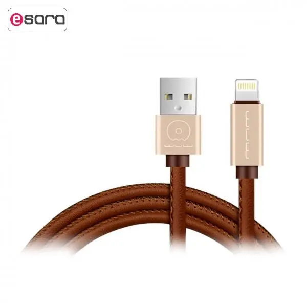 کابل تبدیل USB به لایتنینگ دبلیو یو دبلیو مدل X01 طول 2 متر Wuw X10 USB To Lightning Cable 2m