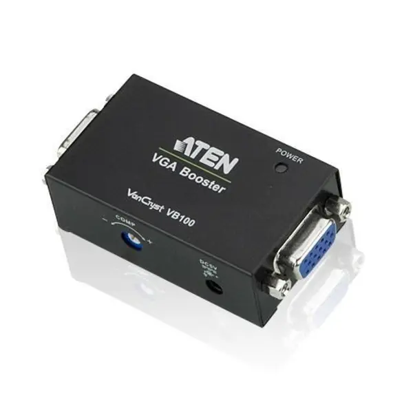 کابل و مبدل تقویت کننده VGA آتن مدل VB100 تا فاصله 70 متر VB100 VGA Booster 1280 x 1024 70m