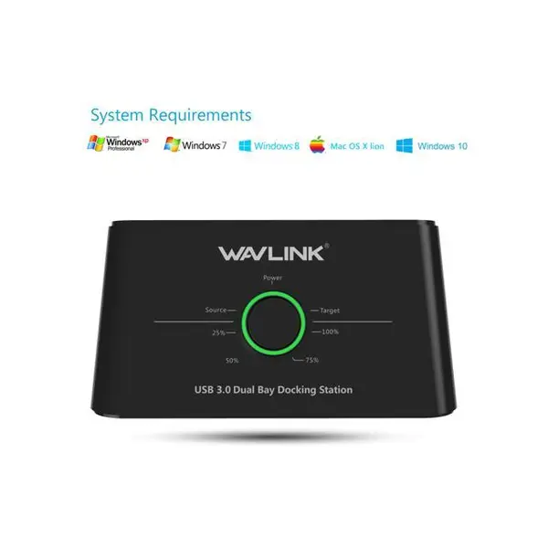 کابل و مبدل Wavlink WL-ST334UC USB3.1 Dock -