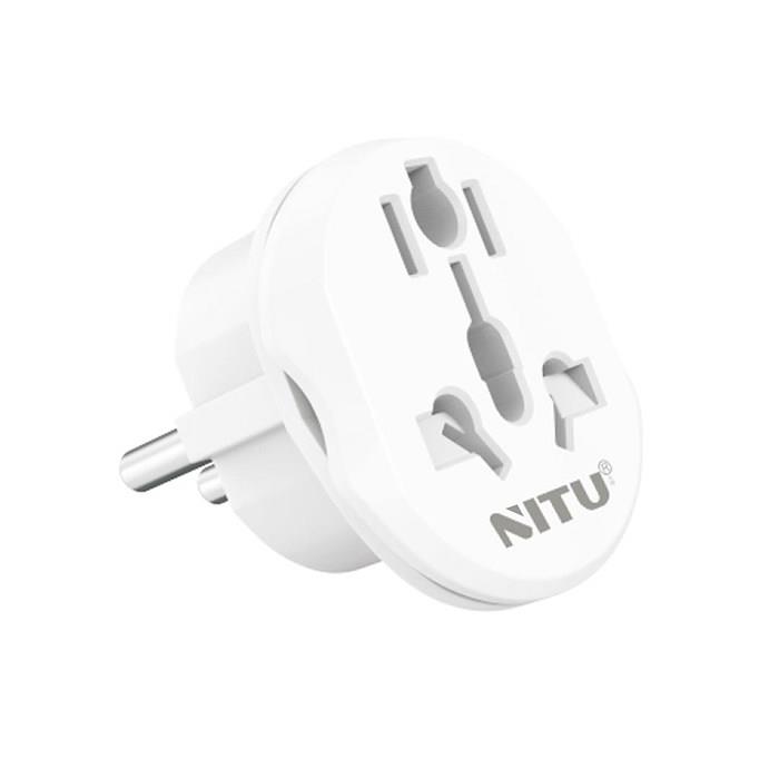 تبدیل 3 به 2 برق نیتو مدل NT-A2 Nitu A2 Adaptor Converter