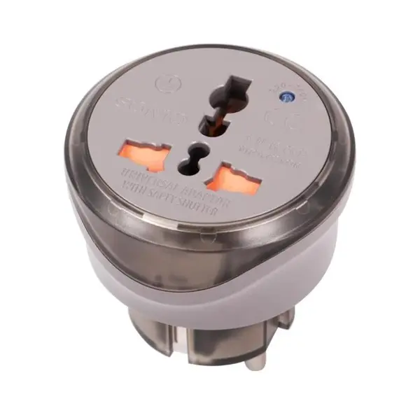 تبدیل برق دیواری 3 شاخه به 2 شاخه سومو مدل SM100 SOMO 3 Prong to 2 Prong SM100 Wall Plug Adapter