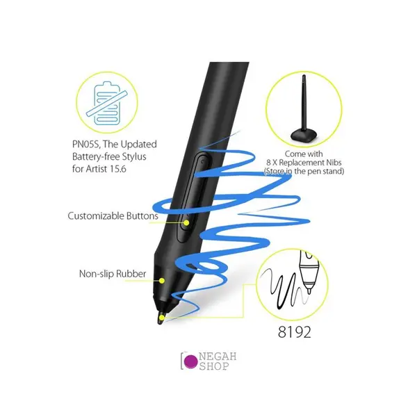 قلم نوری مانیتور طراحی Artist Display 15.6 Pro برند XP-PEN