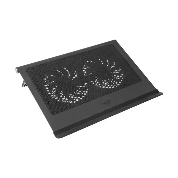 پایه خنک کننده لپ تاپ مدل DEEPCOOL N65 DEEPCOOL N8 Black Laptop Cooler, 2.5mm Pure Aluminum Panel with Dual 140mm Fans, Support 15.6
