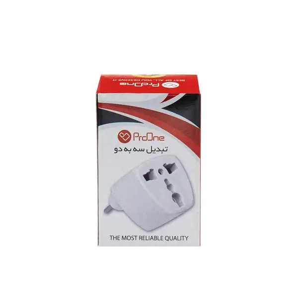 مبدل برق تبدیل سه به دو دیواری پرووان مدل PAD655 PAD655 Converter