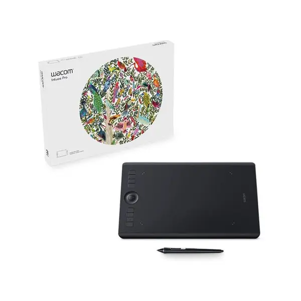 تبلت گرافیکی وکام اینتوس پرو مدیوم Wacom Intuos Pro M PTH-660 به همراه قلم نوری Wacom PTH-660 Intuos Pro Medium Display Pen
