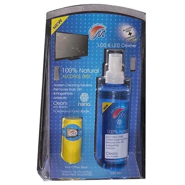 کیت تمیزکننده LCD و LED مهرتاش - 250 میلی لیتر Mehrtash Nano Antibacterial Cleaner Kit For LCD And LED Display 250ml