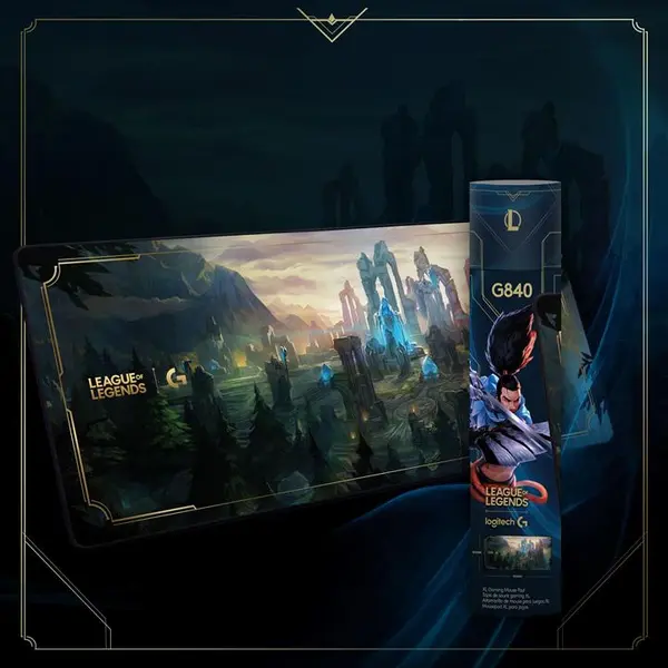 ماوس پد گیمینگ Logitech سایز بزرگ XL logitech G840 XL League of Legends edition
