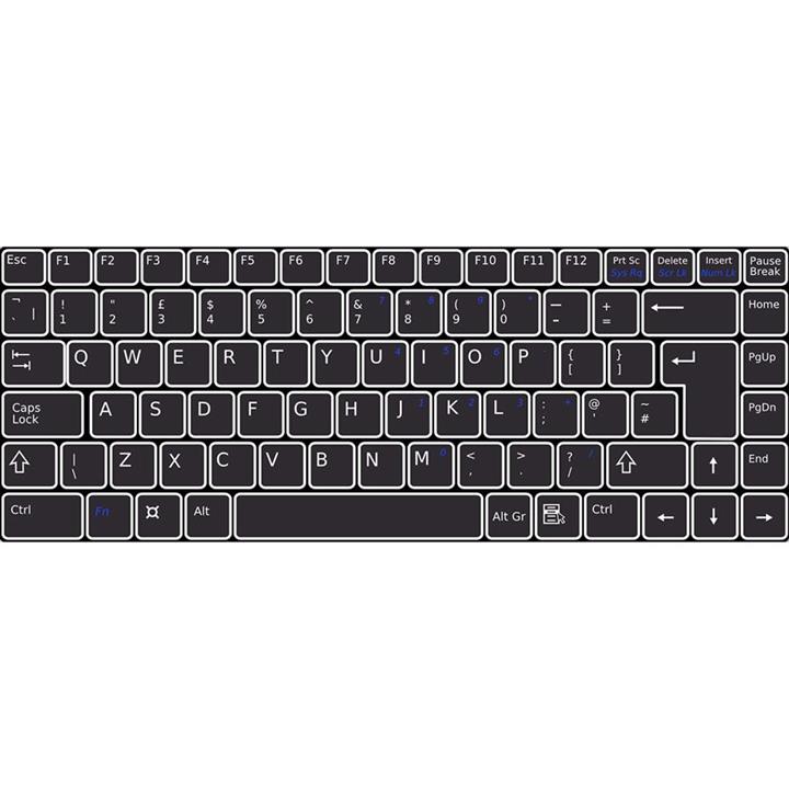 کیبورد لپ تاپ دل مدل اینسپایرون 1010 DELL Inspiron 1010 Notebook Keyboard