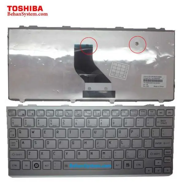 کیبورد لپ تاپ توشیبا مدل پی 300 TOSHIBA P300 Notebook Keyboard