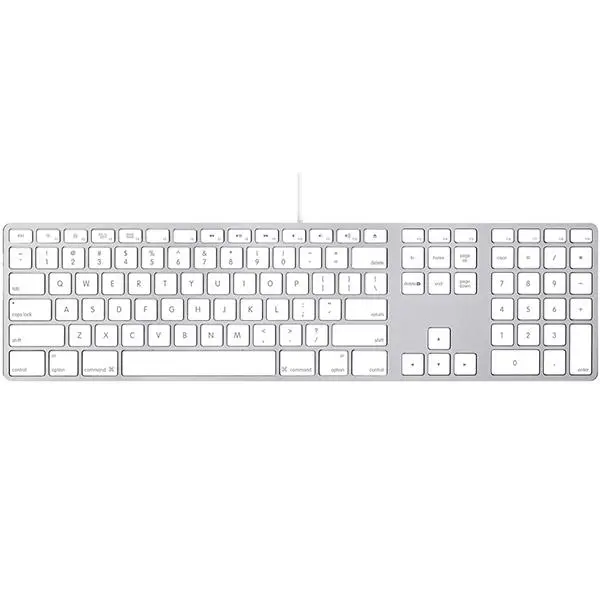 صفحه کلید باسیم اپل با بخش عددی مناسب مک Apple Wired Keyboard with Numeric Keypad For Mac - 5