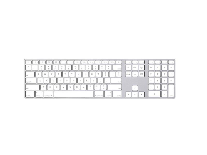 صفحه کلید باسیم اپل با بخش عددی مناسب مک Apple Wired Keyboard with Numeric Keypad For Mac