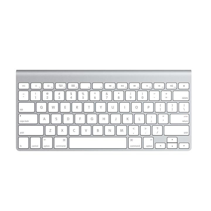 کیبورد لپ تاپ صفحه کلید بی‌سیم اپل مناسب مک Apple Wireless Keyboard MC184LL/B For Mac