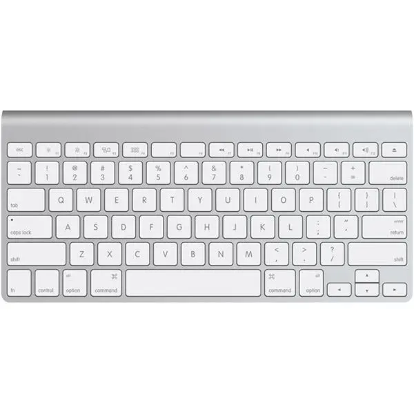 کیبورد لپ تاپ صفحه کلید بی سیم اپل مناسب مک Apple Wireless Keyboard MC184LL/B For Mac - 5