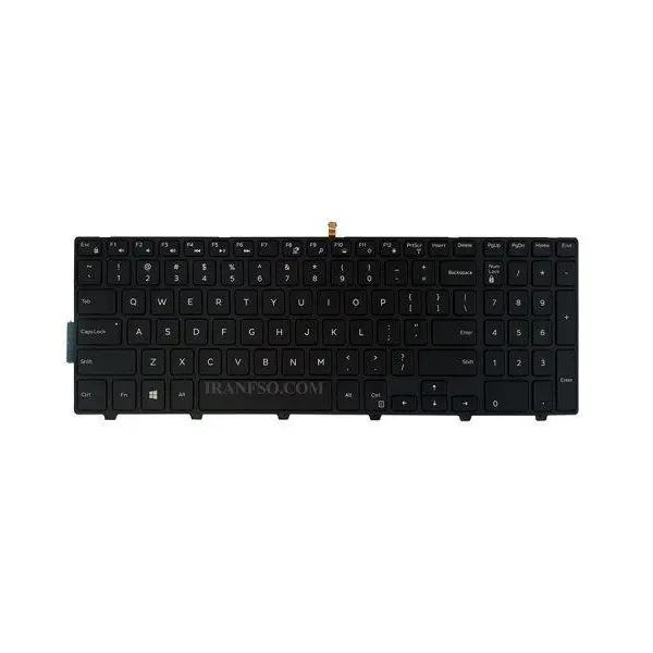 کیبورد لپ تاپ Dell مدل Inspiron 15 5000 - با بک لایت - با فریم - 2