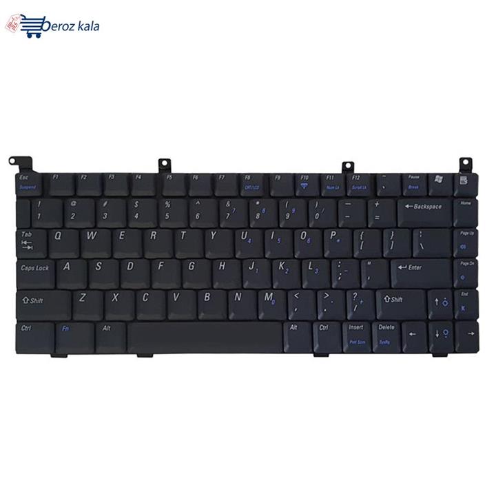 کیبورد لپ تاپ Dell مدل Inspiron 5100 - همراه فریم DELL Inspiron 5100 Black Notebook Keyboard